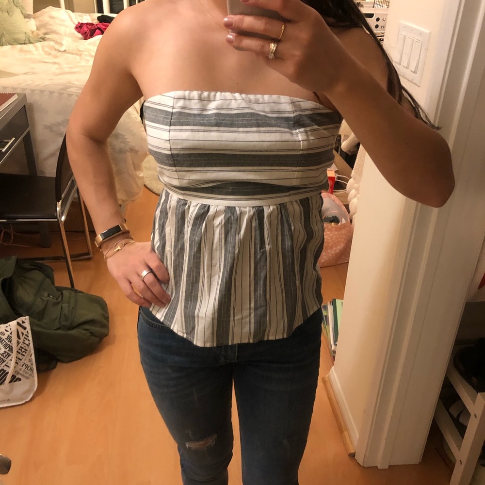 Strapless top Tillys